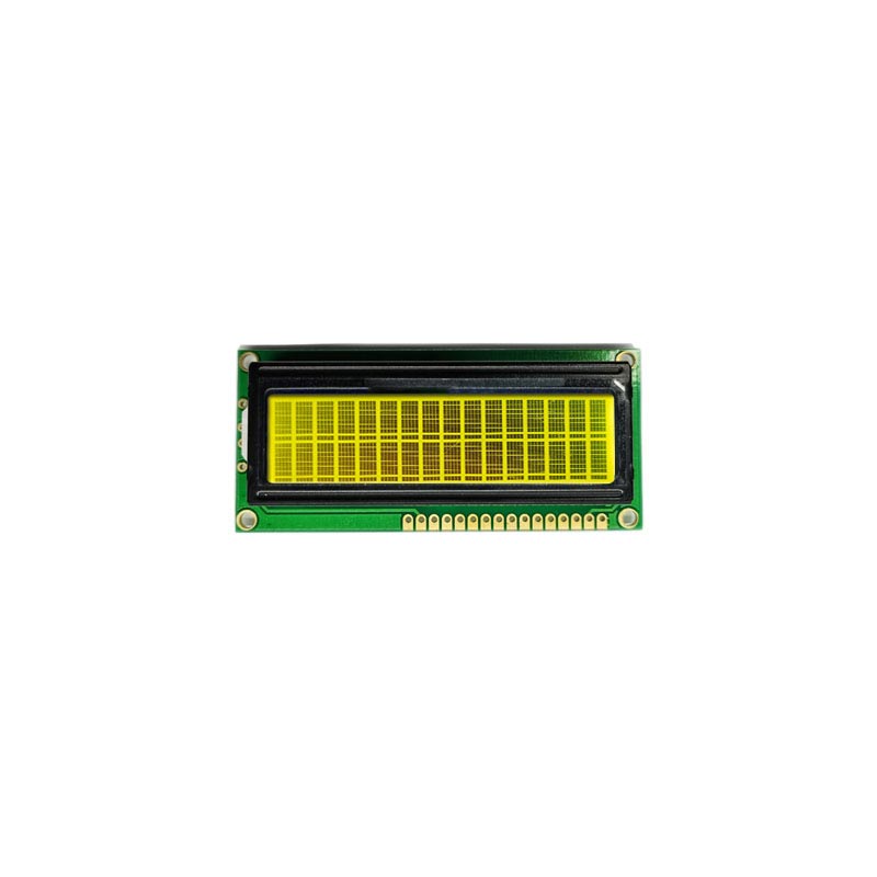 Affichage LCD de 1602 caractères Affichage FSTN Mode LCD vert jaune