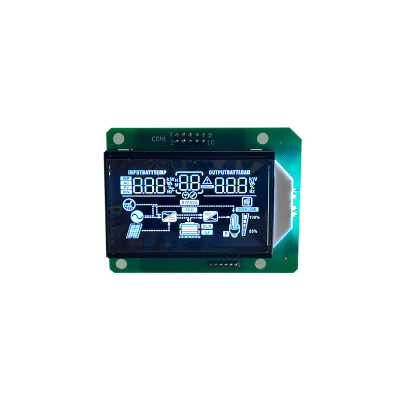 Mode VA de l'affichage LCD du segment UPS de l'onduleur